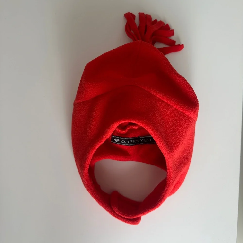 Kids Red Fleece Hat